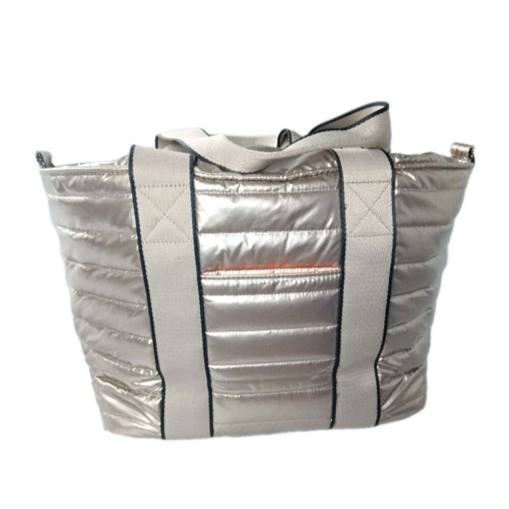 Think Royln Kira Cargo Pocket Tote Bag in Gold - Picture 6 of 12